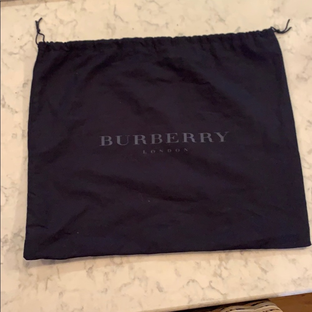 Authentic Burberry London drawstring bag